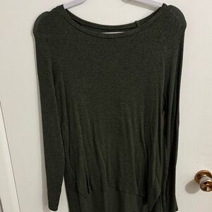 American Eagle Outfitters Olive Long Sleeve Top